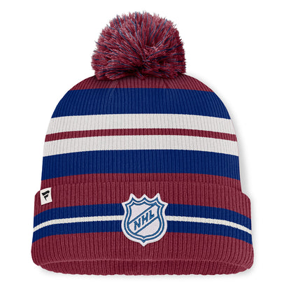 Fanatics Colorado Avalanche Decades Men's Burgundy Toque
