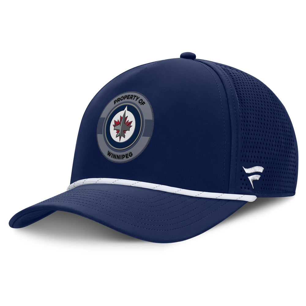 Winnipeg Jets Rink 1 Adjustable 5 Panel Rope Hat