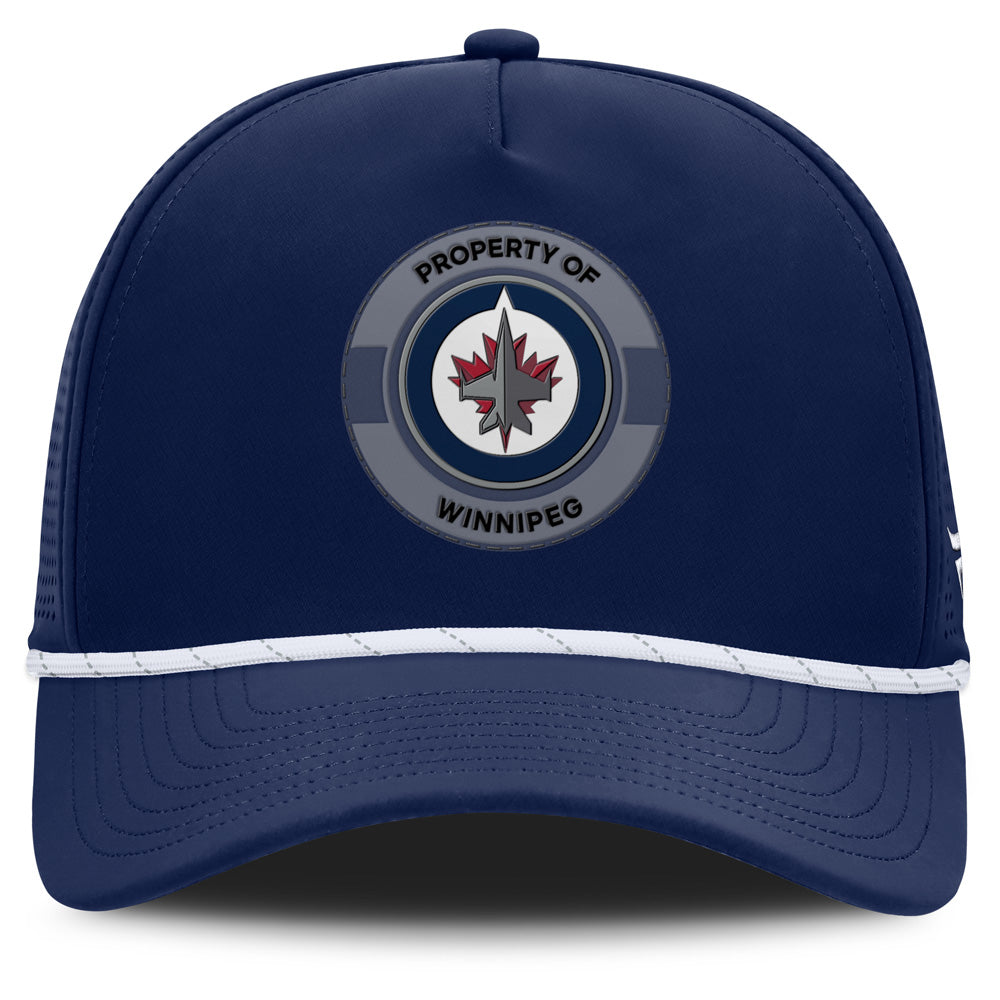Winnipeg Jets Rink 1 Adjustable 5 Panel Rope Hat