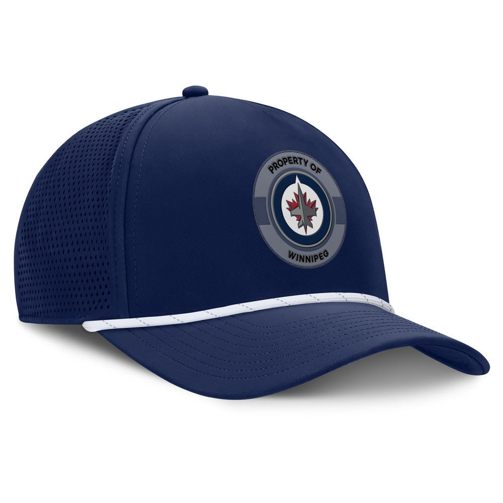 Winnipeg Jets Rink 1 Adjustable 5 Panel Rope Hat