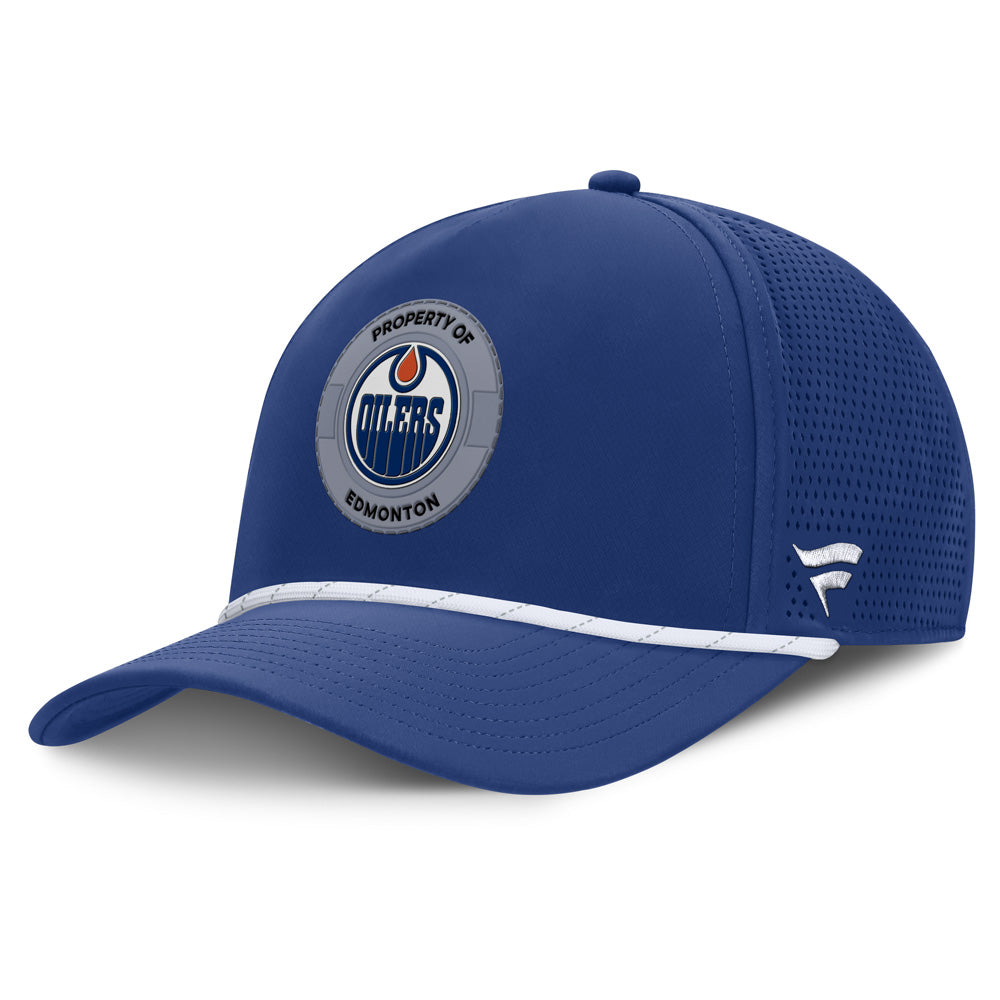 Edmonton Oilers Rink 1 Adjustable 5 Panel Rope Hat