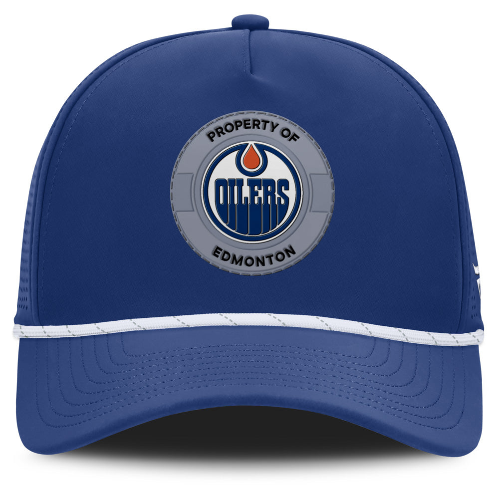 Edmonton Oilers Rink 1 Adjustable 5 Panel Rope Hat