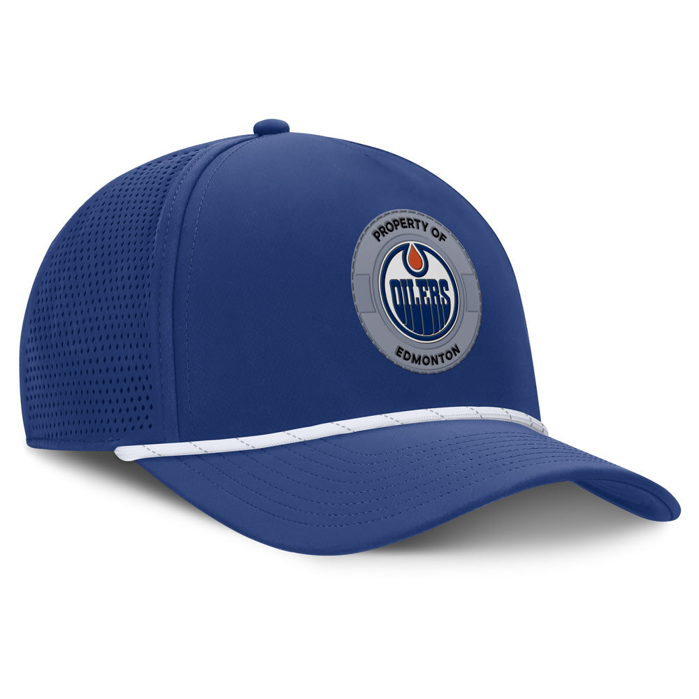 Edmonton Oilers Rink 1 Adjustable 5 Panel Rope Hat