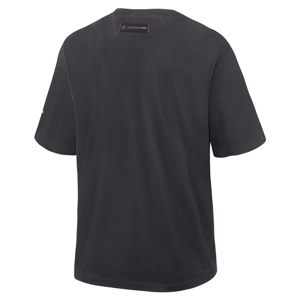 Fanatics Toronto Maple Leafs Authentic Pro Road Heavyweight Men's Black T Shirt
