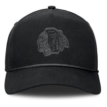 Fanatics Chicago Blackhawks A-Frame Black Snapback Hat