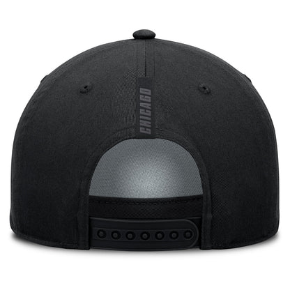 Fanatics Chicago Blackhawks A-Frame Black Snapback Hat