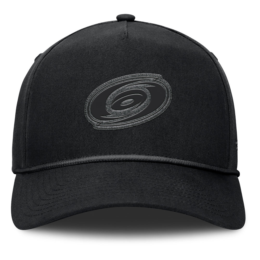 Fanatics Caroline Hurricanes A-Frame Black Snapback Hat