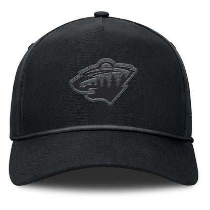 Fanatics Minnesota Wild A-Frame Black Snapback Hat