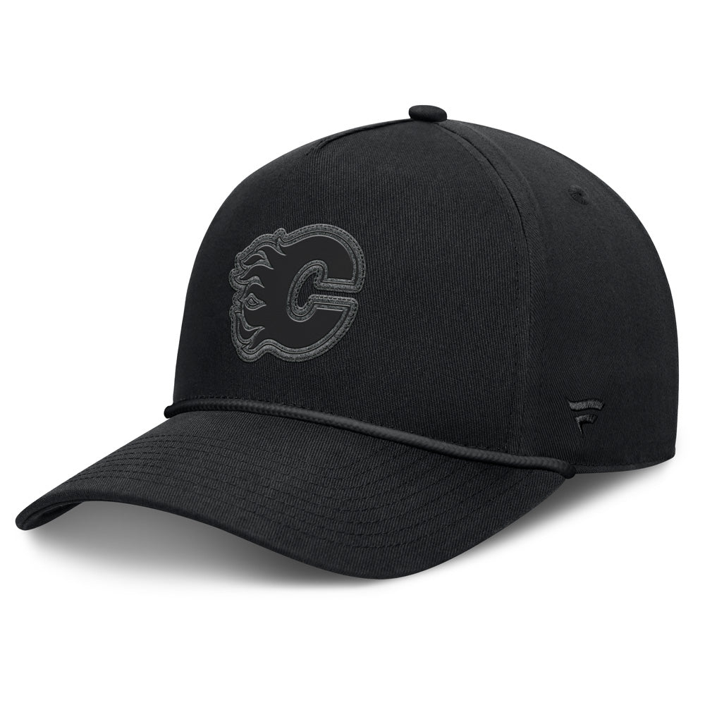 Fanatics Calgary Flames A-Frame Black Snapback Hat