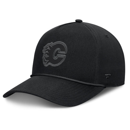 Fanatics Calgary Flames A-Frame Black Snapback Hat