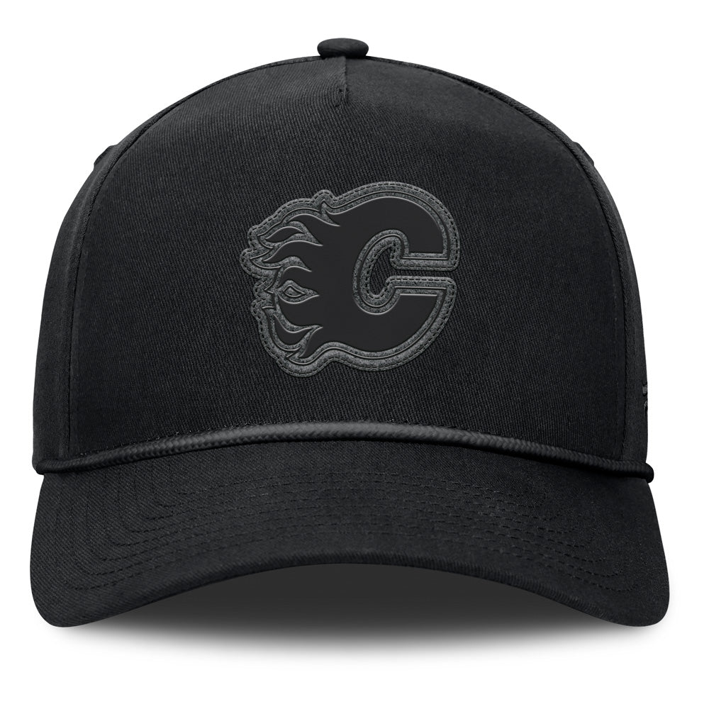 Fanatics Calgary Flames A-Frame Black Snapback Hat