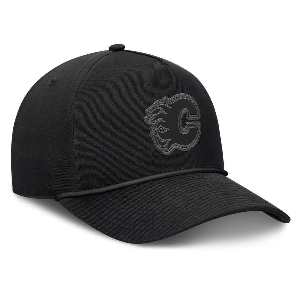 Fanatics Calgary Flames A-Frame Black Snapback Hat
