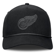 Fanatics Detroit Red Wings A-Frame Black Snapback Hat