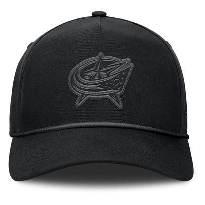 Fanatics Columbus Blue Jackets A-Frame Black Snapback Hat