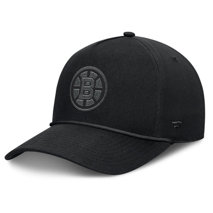 Fanatics Boston Bruins A-Frame Black Snapback Hat