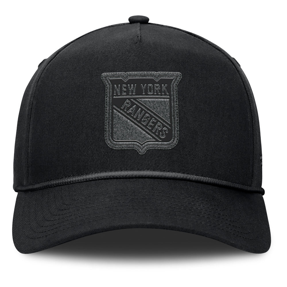 Fanatics New York Rangers A-Frame Black Snapback Hat