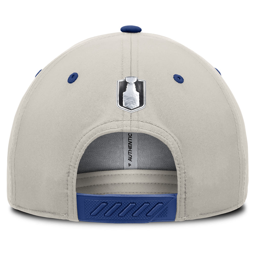 FANATICS EDMONTON OILERS 2025 STANLEY CUP PLAYOFFS LOCKER ROOM ADJUSTABLE HAT
