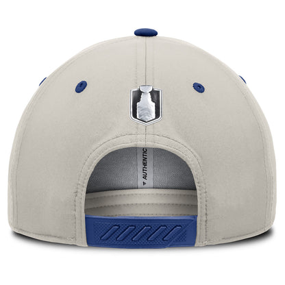 FANATICS TORONTO MAPLE LEAFS 2025 STANLEY CUP PLAYOFFS LOCKER ROOM ADJUSTABLE HAT