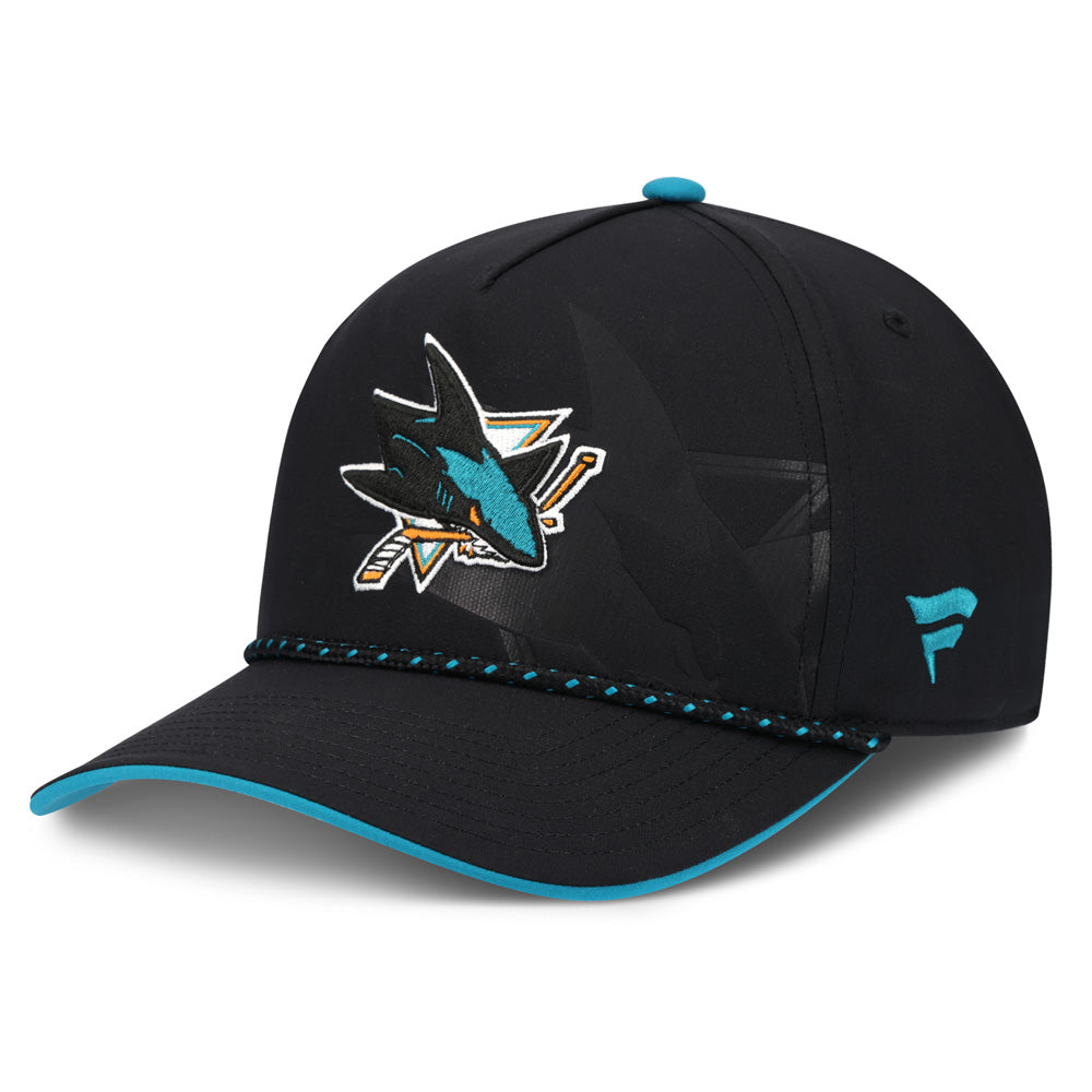 Fanatics San Jose Sharks 2026 Draft Podium Adult Black Hat