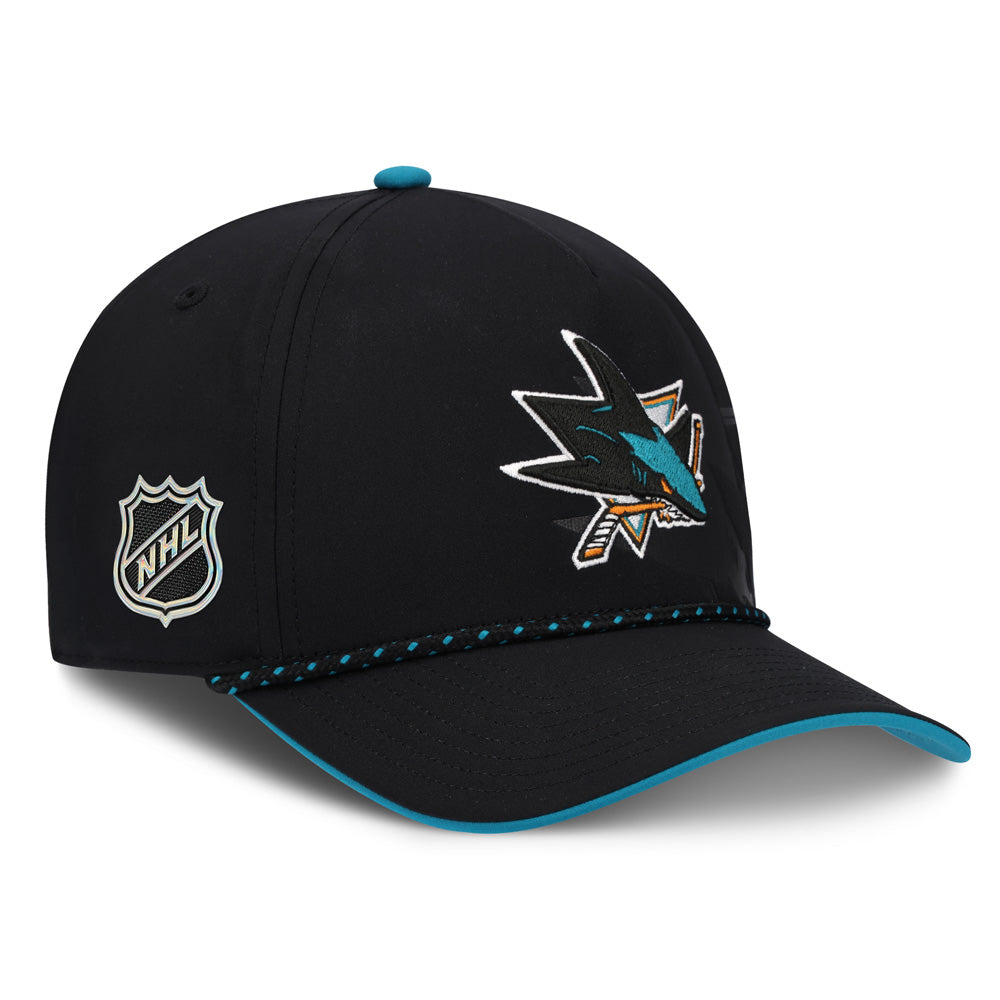 Fanatics San Jose Sharks 2026 Draft Podium Adult Black Hat
