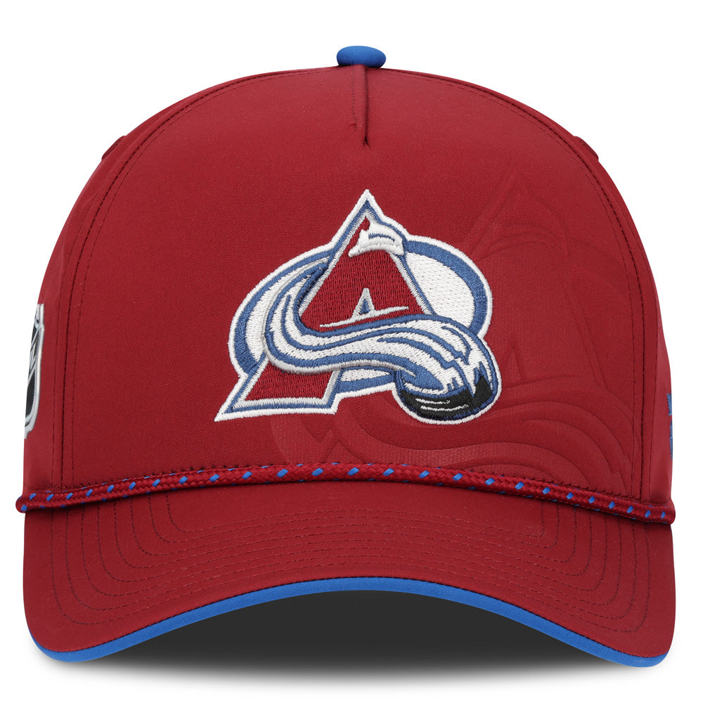Fanatics Colorado Avalanche 2026 Draft Podium Adult Burgundy Hat