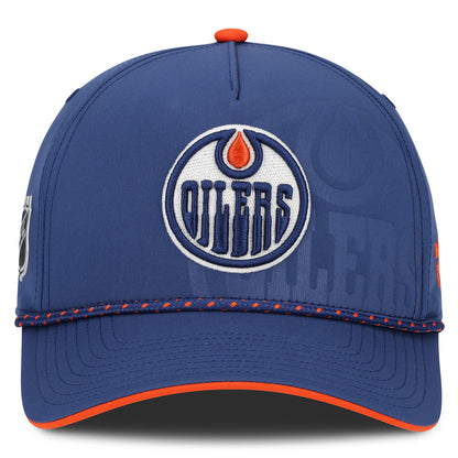 Fanatics Edmonton Oilers 2026 Draft Podium Adult Blue Hat