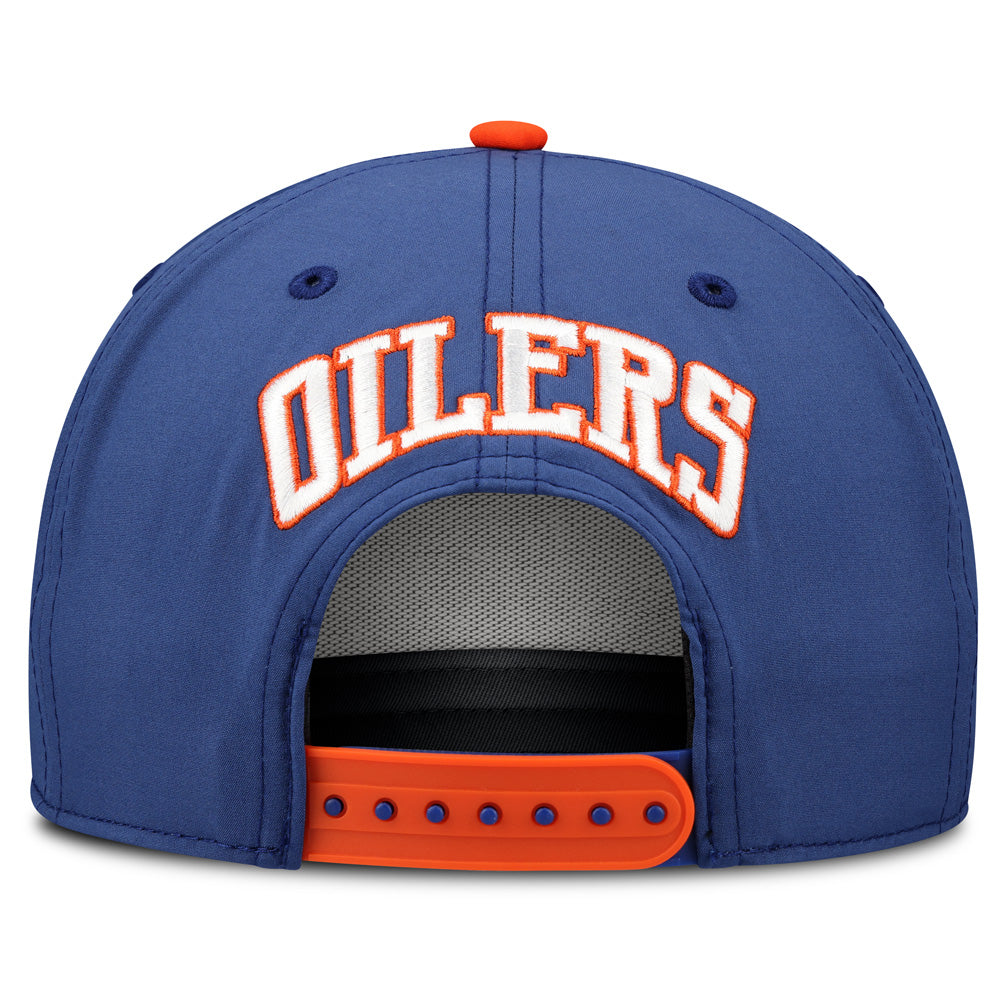 Fanatics Edmonton Oilers 2026 Draft Podium Adult Blue Hat