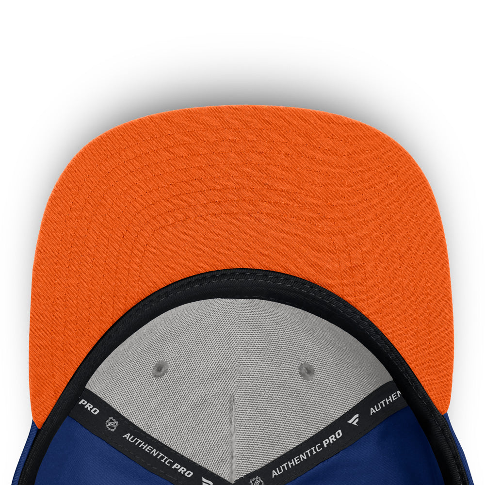 Fanatics Edmonton Oilers 2026 Draft Podium Adult Blue Hat