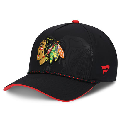 Fanatics Chicago Blackhawks 2026 Draft Podium Adult Black Hat