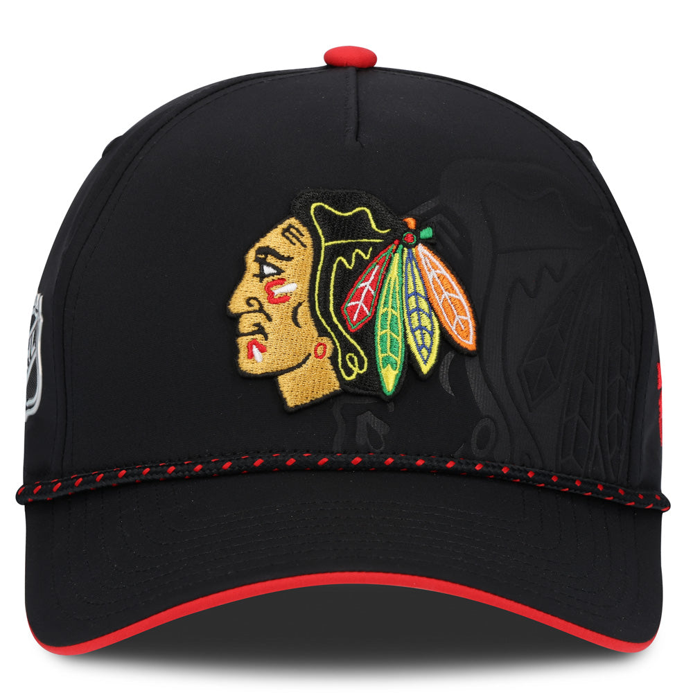 Fanatics Chicago Blackhawks 2026 Draft Podium Adult Black Hat