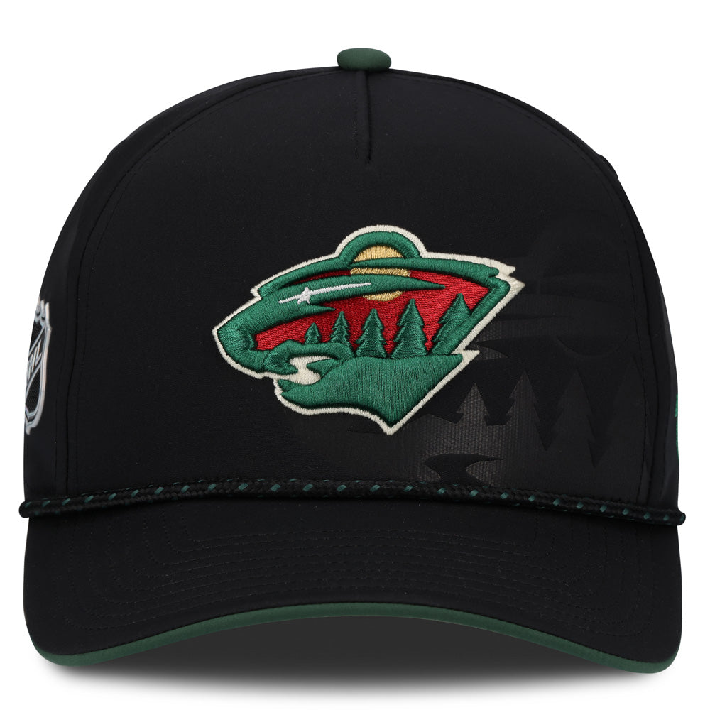 Fanatics Minnesota Wild 2026 Draft Podium Adult Black Hat