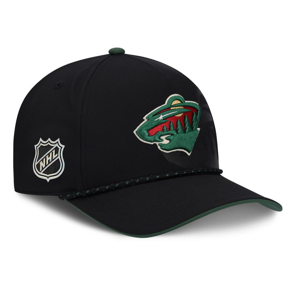 Fanatics Minnesota Wild 2026 Draft Podium Adult Black Hat
