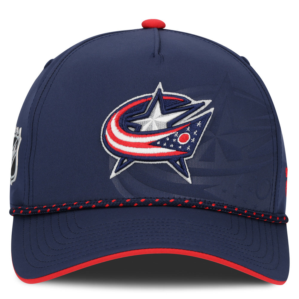 Fanatics Columbus Blue Jackets 2026 Draft Podium Adult Navy Hat