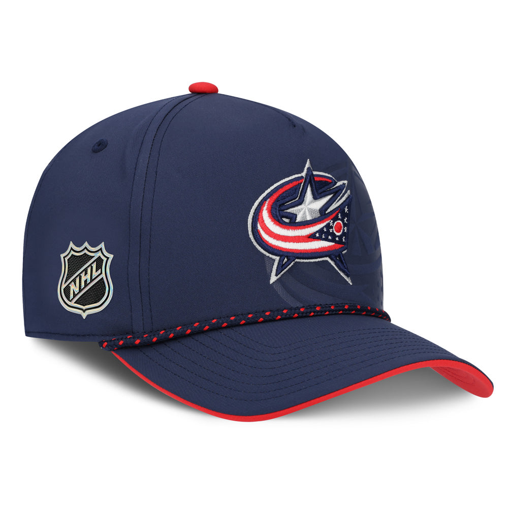 Fanatics Columbus Blue Jackets 2026 Draft Podium Adult Navy Hat