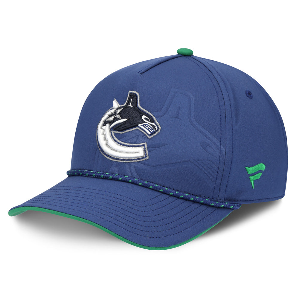Fanatics Vancouver Canucks 2026 Draft Podium Adult Blue Hat