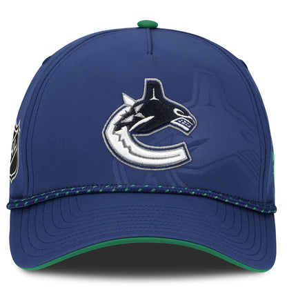 Fanatics Vancouver Canucks 2026 Draft Podium Adult Blue Hat