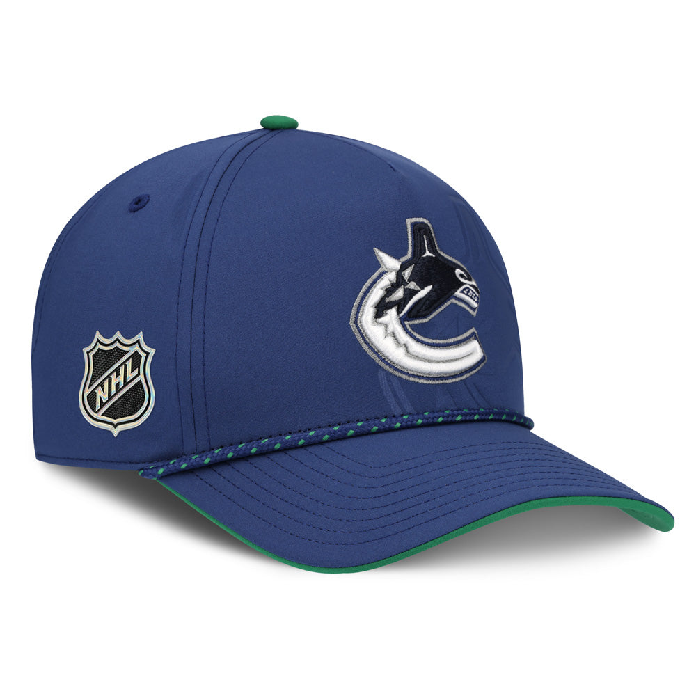 Fanatics Vancouver Canucks 2026 Draft Podium Adult Blue Hat
