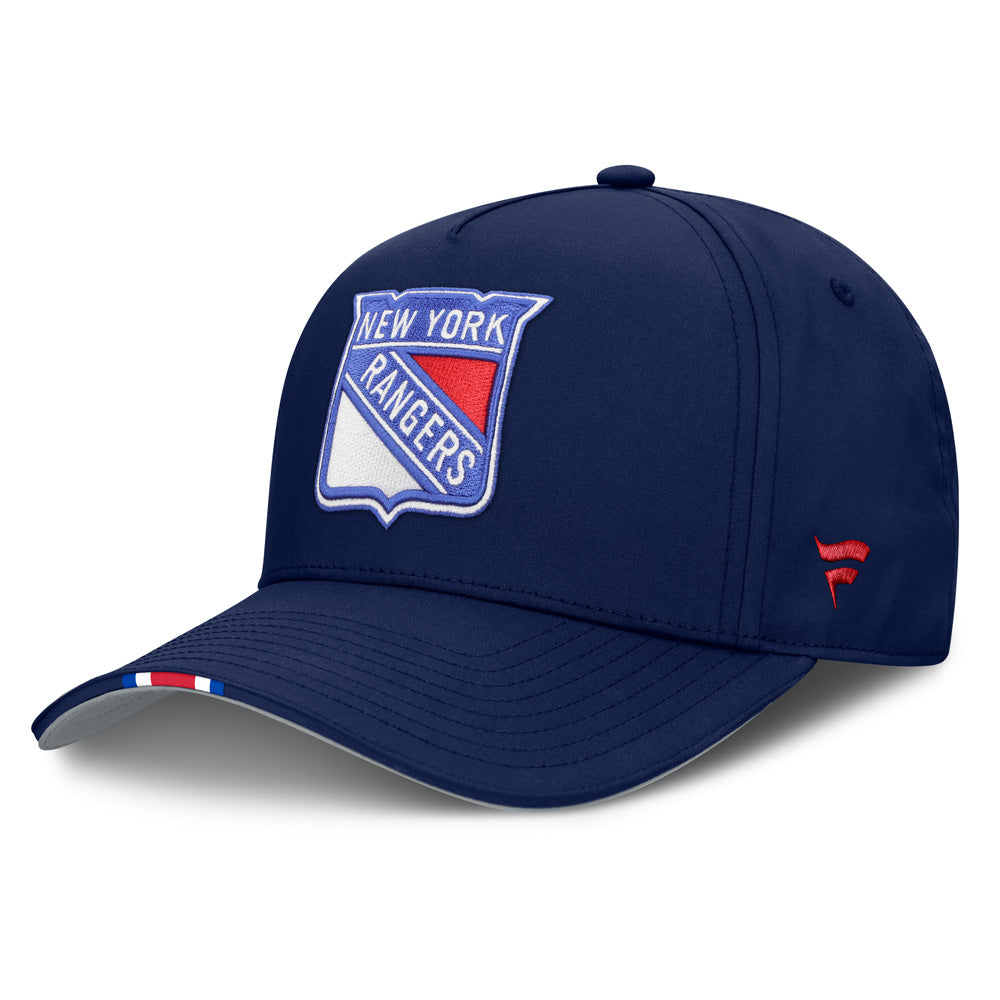 New York Rangers NHL Draft Podium Adjustable Meshback Hat