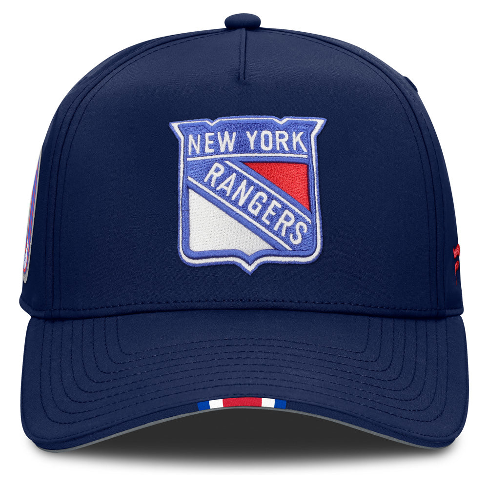 New York Rangers NHL Draft Podium Adjustable Meshback Hat