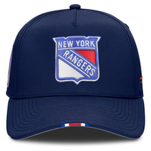 New York Rangers NHL Draft Podium Adjustable Meshback Hat
