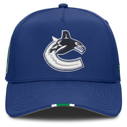 Vancouver Canucks NHL Draft Podium Adjustable Meshback Hat