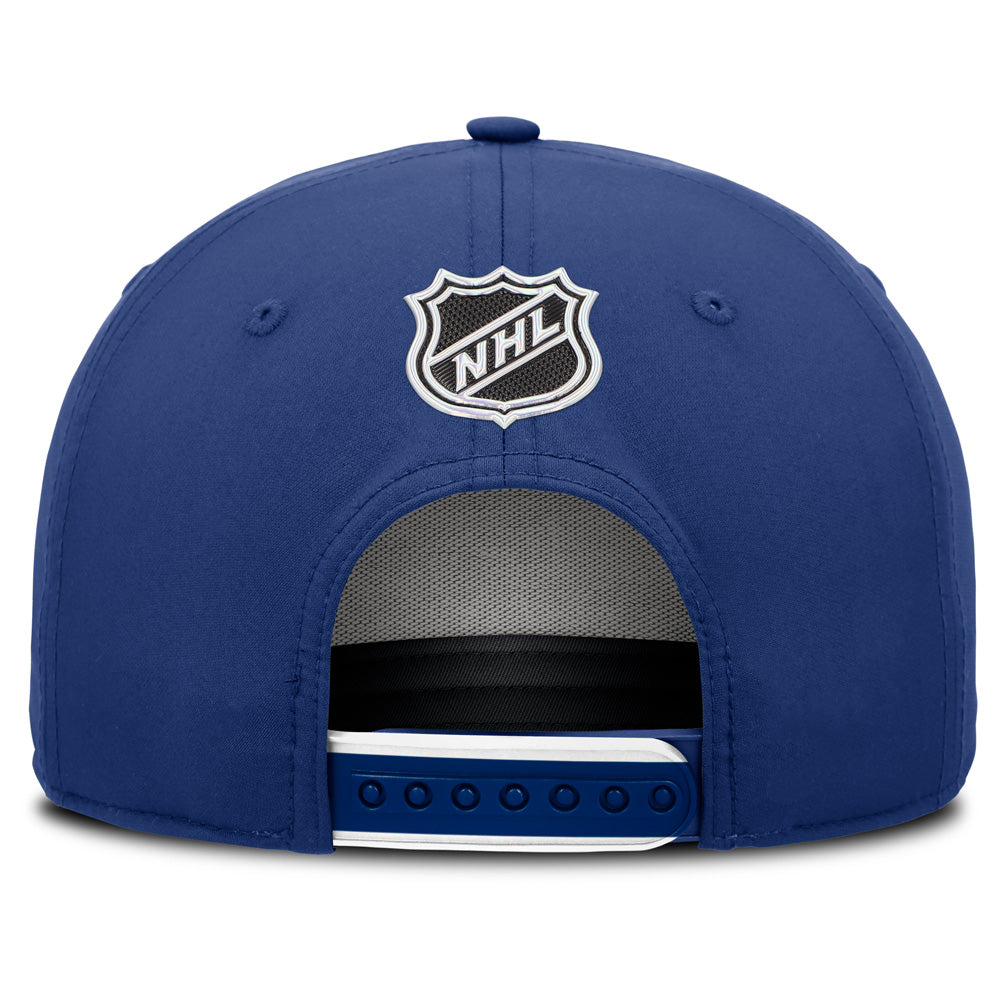 Fanatics Toronto Maple Leafs NHL Draft Podium Blue Adjustable Hat