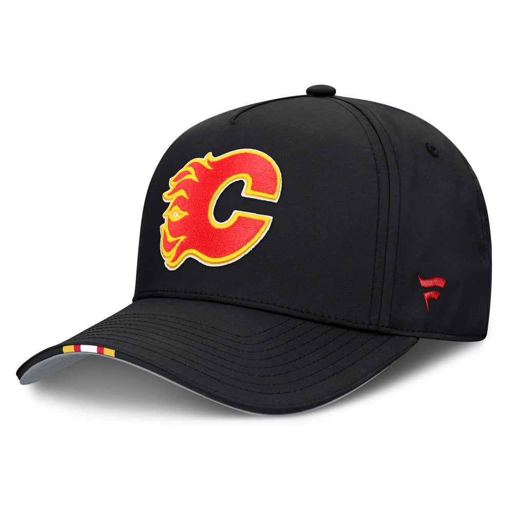 Fanatics Calgary Flames NHL Draft Podium Black Adjustable Hat