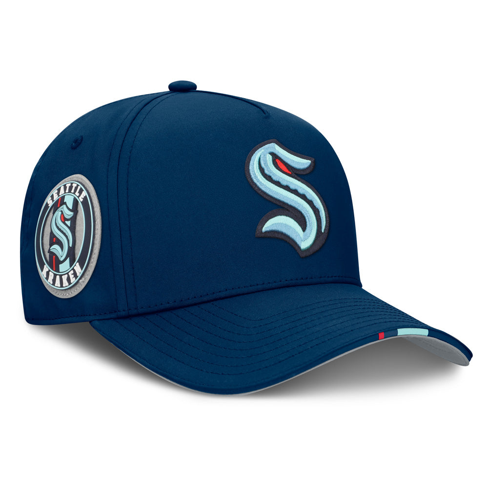 Seattle Kraken NHL Draft Podium Adjustable Meshback Hat
