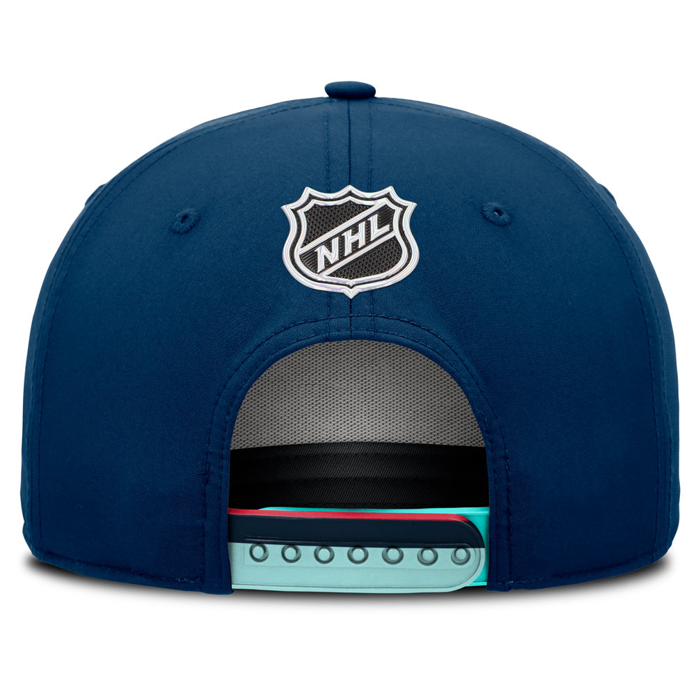 Seattle Kraken NHL Draft Podium Adjustable Meshback Hat