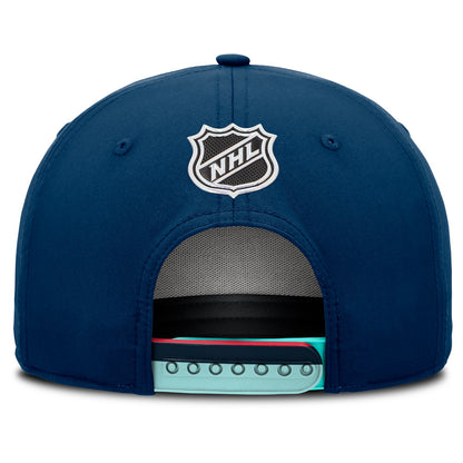 Seattle Kraken NHL Draft Podium Adjustable Meshback Hat