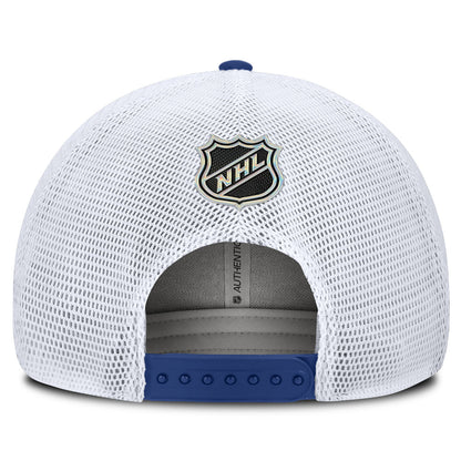 Fanatics Edmonton Oilers Authentic Pro Rink 2 Blue Trucker Hat