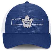 Fanatics Toronto Maple Leafs Authentic Pro Rink 2 Blue Trucker Hat