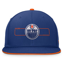 Fanatics Edmonton Oilers Authentic Pro Rink 3 Blue Snapback Hat