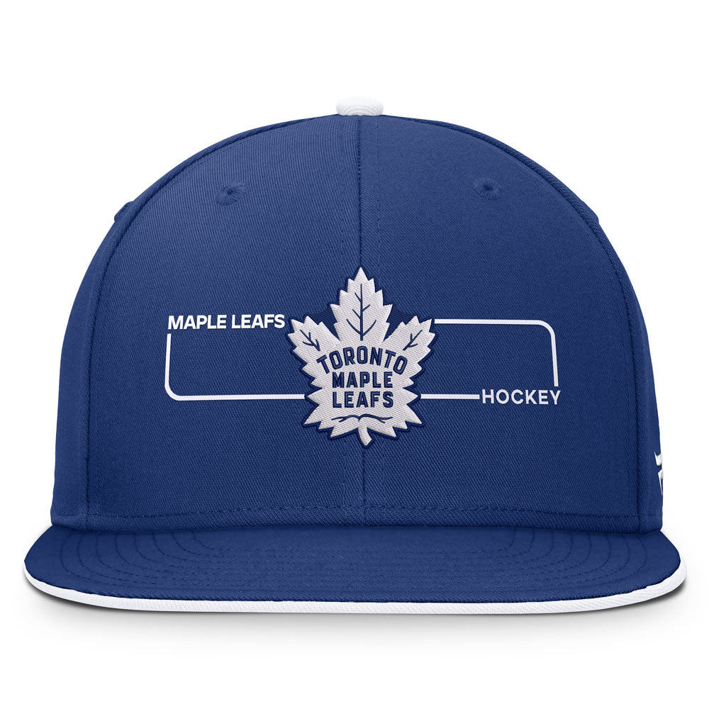 Fanatics Toronto Maple Leafs Authentic Pro Rink 3 Blue Snapback Hat